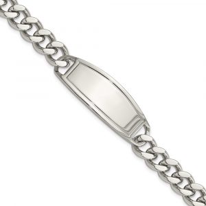 Stainless Steel Polished 8.5-inch ID Bracelet