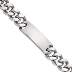 Stainless Steel Polished 8.75-inch ID Bracelet