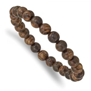 Stretch Bead Tigerwood Bracelet