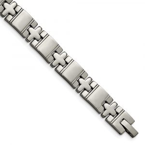 Titanium Polished 8.25-inch Bracelet