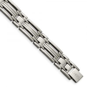 Titanium Polished 8.75-inch Bracelet