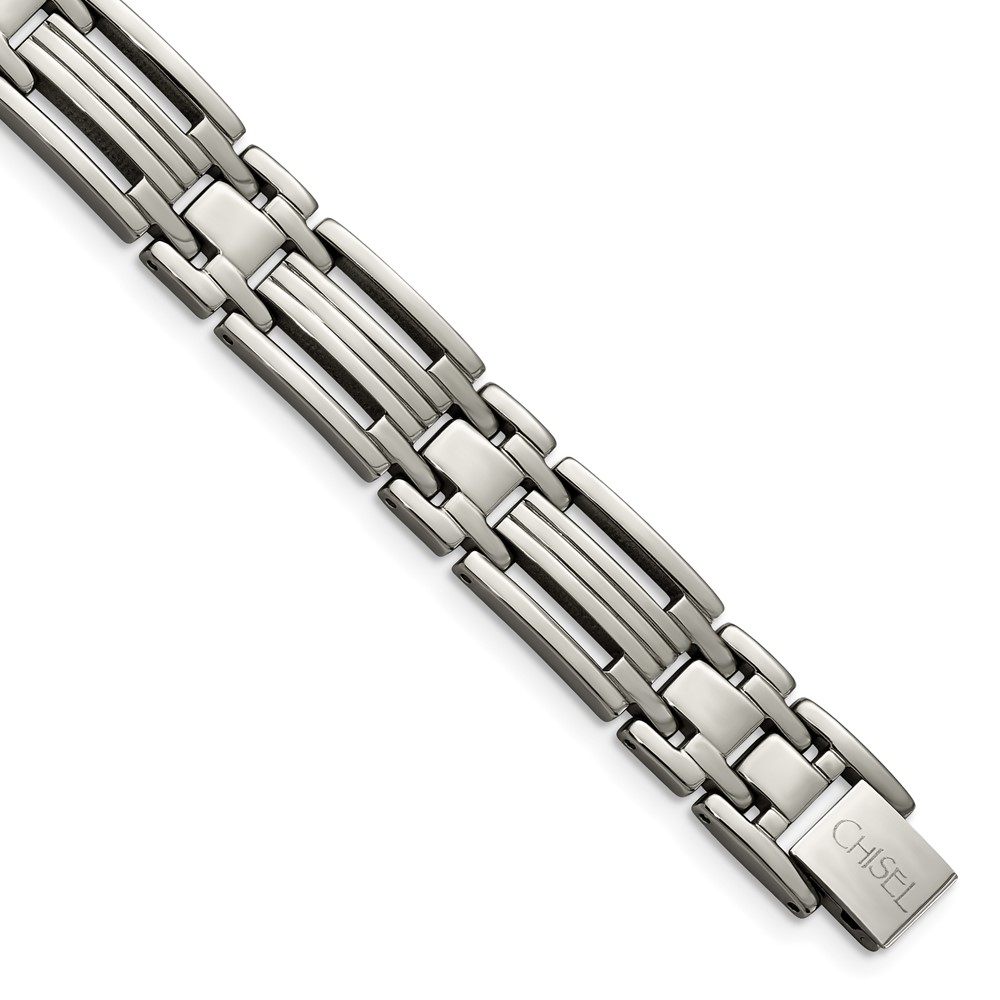 Titanium Polished 8.75-inch Bracelet