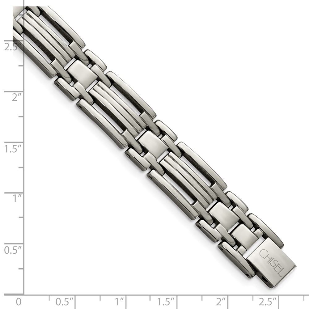 Titanium Polished 8.75-inch Bracelet - Image 5