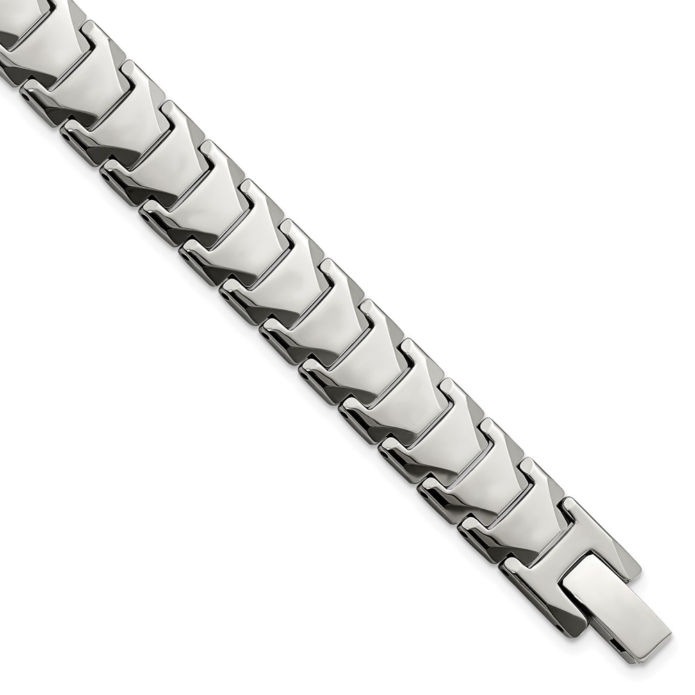 Tungsten Polished 9-inch Bracelet