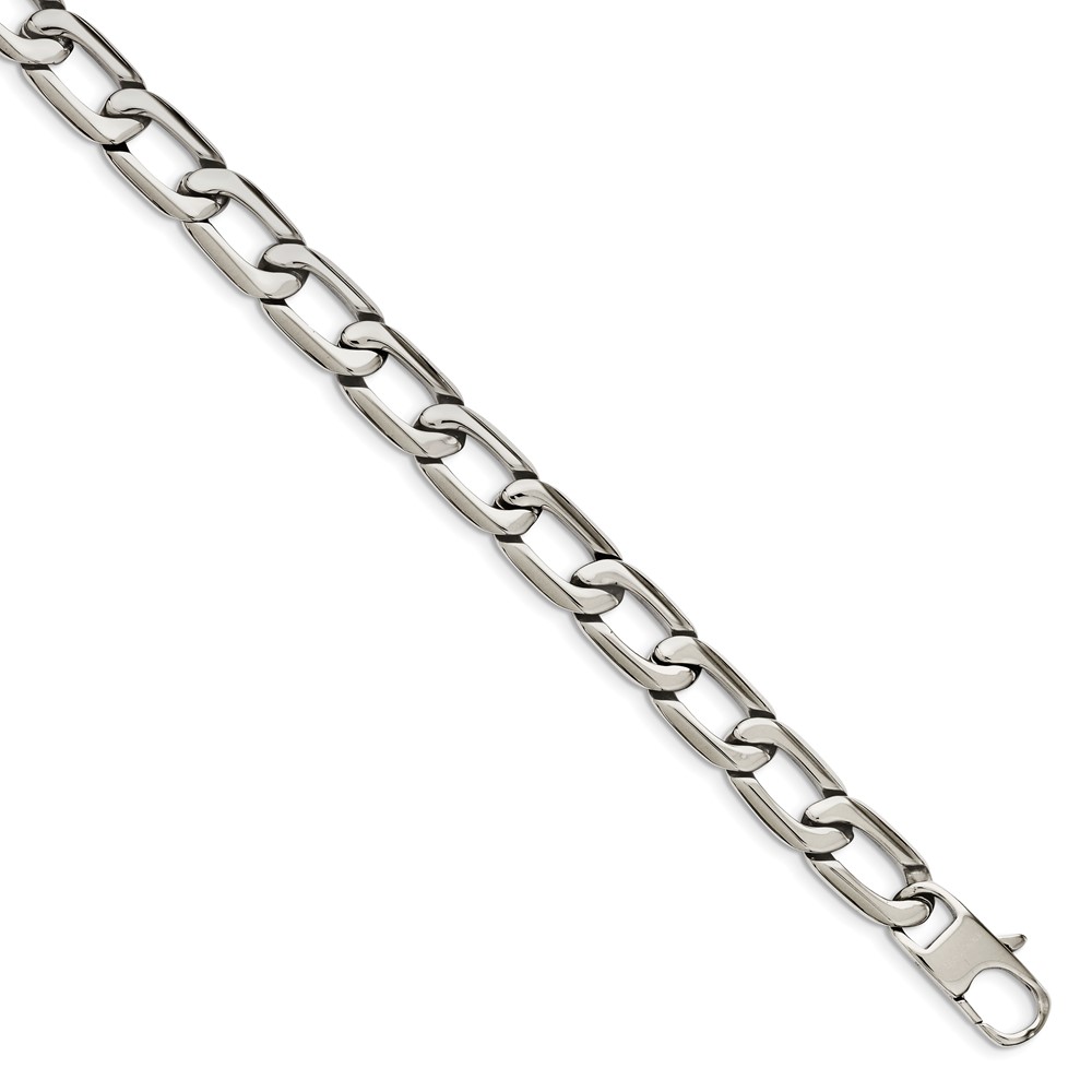 Stainless Steel Polished Open Link 24-in Necklace - Image 4