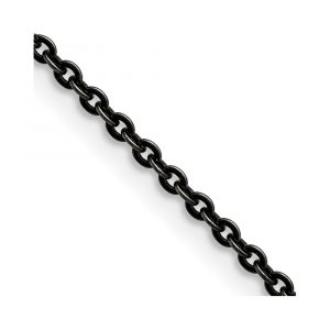 Stainless Steel Oxidized Cable Chain
