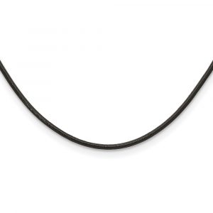 3mm Genuine Leather Greece Textured Necklace