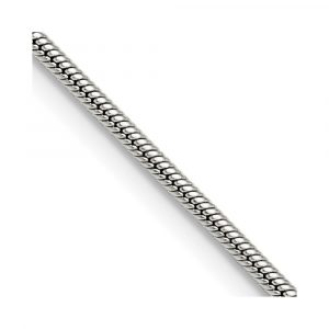 Stainless Steel Polished 2mm Snake Chain