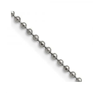 Stainless Steel Polished 2mm Ball Chain
