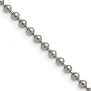 Stainless Steel Polished 3mm Ball Chain