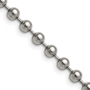 Stainless Steel Polished 5mm Ball Chain