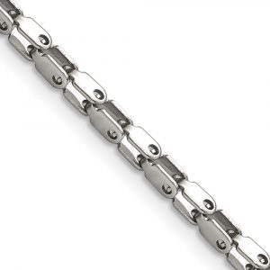 Stainless Steel Polished Fancy Link Chain