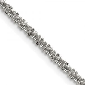 Stainless Steel Polished 3.3mm Cyclone Chain