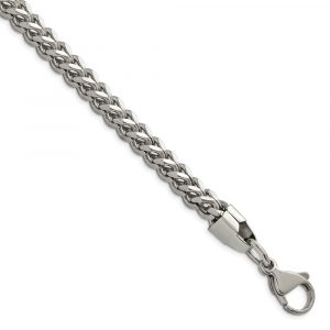 Stainless Steel Polished 4mm Franco Chain