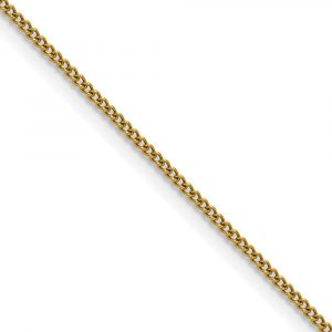 Stainless Steel Polished Yellow IP-plated 1.5mm Curb Chain