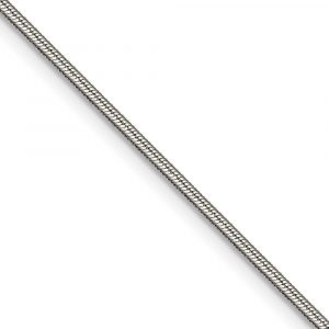 Stainless Steel Polished 1.5mm Snake Chain