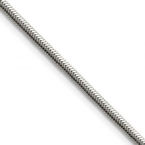 Stainless Steel Polished 2.7mm Snake Chain
