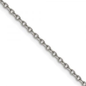 Stainless Steel Polished 1.9mm Cable Chain