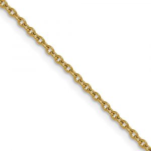 Stainless Steel Polished Yellow IP-plated 1.9mm Cable Chain