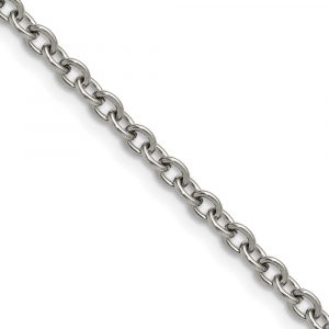 Stainless Steel Polished 3mm Cable Chain