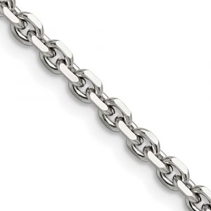 Stainless Steel Polished 4.3mm Cable Chain
