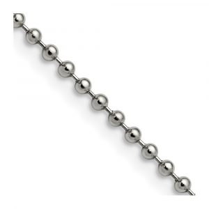Stainless Steel Polished 2.4mm Ball Chain