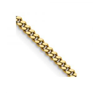 Stainless Steel Polished Yellow IP-plated 3mm Curb Chain