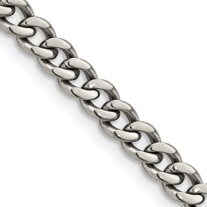 Titanium Polished 5.5mm Curb Chain