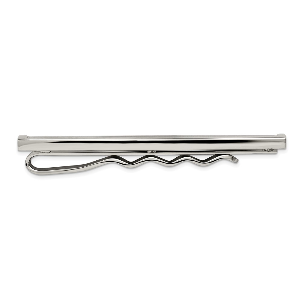 Titanium Brushed and Polished Tie Bar - Image 2